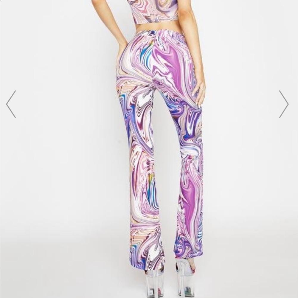 Dolls Kill hypnotic habits flare pants